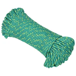 vidaXL Večnamenska uporabna vrv 4 mm 100 m Zelena PP