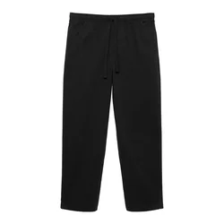 Pull&Bear Hlače črna