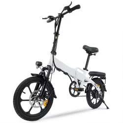ISINWHEEL isinwheel U3 Fodable električno kolo - 16 - 500W 36V 7,8Ah - belo, (21960301)