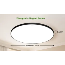 CHNT Plafonska lampa LED, 24 W, Crna