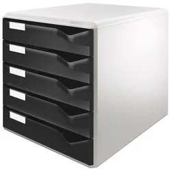 KUTIJA S  5 LADICA POST SET LEITZ 52800095 CRNA