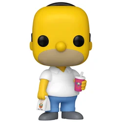 Bobble Figure Television - The Simpsons POP! - Homer (Krusty Burger) #1737
