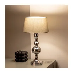 BRILAGI - Stona lampa CERIA 1xE27/60W/230V O 25 cm sjajni hrom/siva