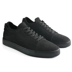 Mona Footwear Muške kožne patike, Crne