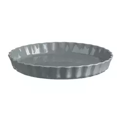 Tart baking dish, ceramic, 29.5 cm/1.4 L, Pearl - Emile Henry