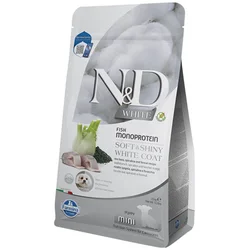 N&D Suva hrana za štence malih rasa sa belom dlakom, Mesom brancina, spirulina i komorača, 1.5kg
