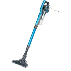 Black+Decker Cordless stick sesalnik Black+Decker BXVMS600E, 600 W, ciklonsko filtriranje, bagless, modra, 0.8 L, 6 m kabel, ergonomičen.