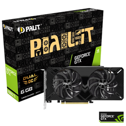 PALIT GeForce GTX 1660 Ti Dual OC 6GB GDDR6 (NE6166TS18J9-1160A) grafična kartica