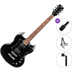 PSD Guitars DCT-100 Basic SET Black Električna kitara