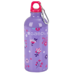 Aluminijska boca za vodu Gabol Violet - 600 ml