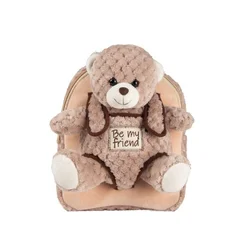 RUKSAK MINI S ODVOJIVIM PLIŠANCEM MILLY BEAR PERLETTI 13038