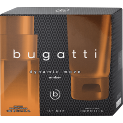 Bugatti  Muški parfemski set Dynamic Move Amber EDT 100ml + gel za tuširanje 200ml