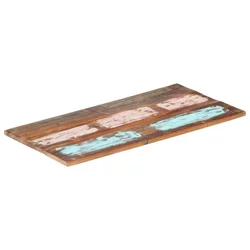 Pravokutna stolna ploča 60 x 100 cm 25 - 27 mm obnovljeno drvo