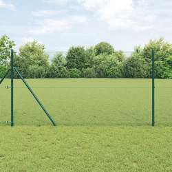 Temeljna zavarena žičana ograda 50 x 1 m Čelik premazan PVC-om