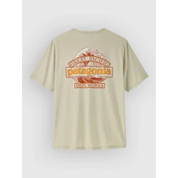 Patagonia Cap Cool Daily - Great Waves moška majica dyno white