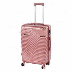 Srednji kovček TraveLux Urban s trdim pokrovom 68x45x25 cm lososovo roza