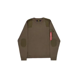 ALPHA INDUSTRIES Majica oliva/živo rdeča