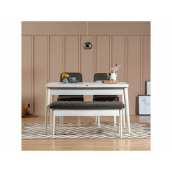 Hanah Home Produzeni set trpezarijskih stolova i stolica (4
