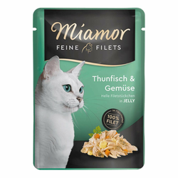 MIAMOR MAČJA HRANA  FINE FILLETS 6 X 100G TUNA & ZELENJAVA