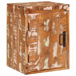 vidaXL Nočna omarica Rjava 35 x 33 x 48 cm Reclaimed Trdo Les
