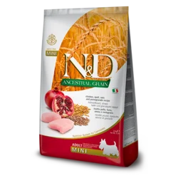 N&D Suva hrana za odrasle pse Ancestral Grain, Piletina i nar, 7kg