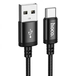 Hoco Kabel USB A na USB C Hoco 3A, 3 m, X91, črn