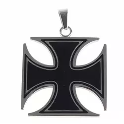 Verižica ETNOX - Black Iron Cross - SK1125
