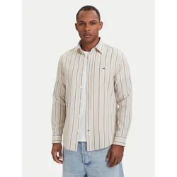Tommy Jeans Srajca DM0DM22755 Svetlo bež Regular Fit