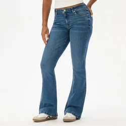 Cropp - Farmerke flare - PLAVA