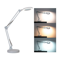 Brilagi - LED prigušiva stona lampa sa povećalom LED/12W/5V 3000/4200/6000K bela