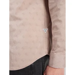 Guess Srajca M6GH18 W1713 Rjava Regular Fit