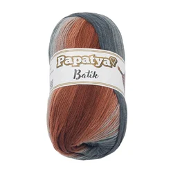 PAPATYA BATIK - 100g/360 m - terra, siva