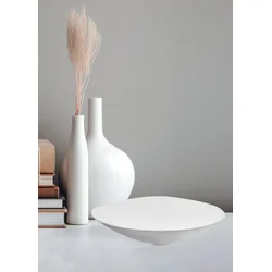 Aberto Design Keramička posuda DKR0491, 38x36x10 cm, Bela