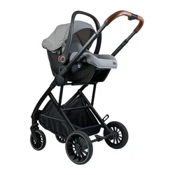 BBO Kolica za bebe 3u1 NEO BD801LGREY3
