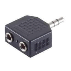 MicroConnect Razdelilec 3.5mm - 2x3.5mm M-F