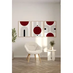 Wallity Slika Ersydata7-3348, 3 dela, 33 x 48 cm