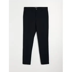 Sinsay - Chino pantalone slim fit sa dodatkom viskoze - mornarsko