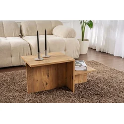 Hanah Home Klub sto Harmony, 80x40x40cm, Braon