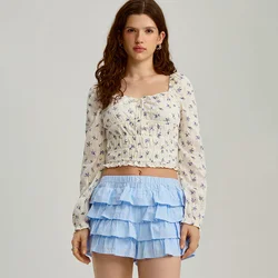 Bluza sa puf rukavima
