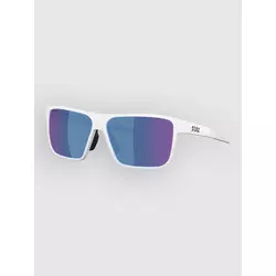 BLIZ Active Eyewear A008 Matte White Sunglasses smoke w blue multi