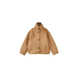 MANGO KIDS Plašč LAIA sepija