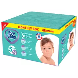 Evybaby pelene Box 5 junior 11-25kg - 68 kom 3u1