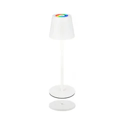 Briloner 7517016 - LED RGB prigušiva stona lampa CILANO 3W/5V IP44 2000 mAh bela