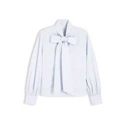 TOMMY HILFIGER Bluza nebeško modra / bela