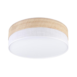 LED stropno svetlo SIRJA BOHO LED/36W/230V prečnik 45 cm bež/bela