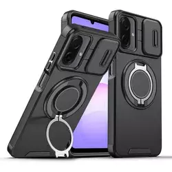 Torbica CamShield Ring stand za Samsung A075F Galaxy A07 crna