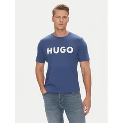HUGO Majica Dulivio 50467556 Modra Regular Fit