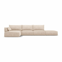 Bež kotni kavč (levi kot) Vanda - Mazzini Sofas