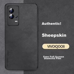 Shangsu Maska za mobilni telefon Vivo iQOO 8, Crna