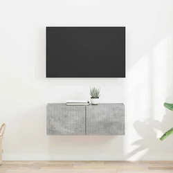 TV zidni ormar 2 pcs Beton 39 x 31 x 29,5 cm Konstruirano drvo